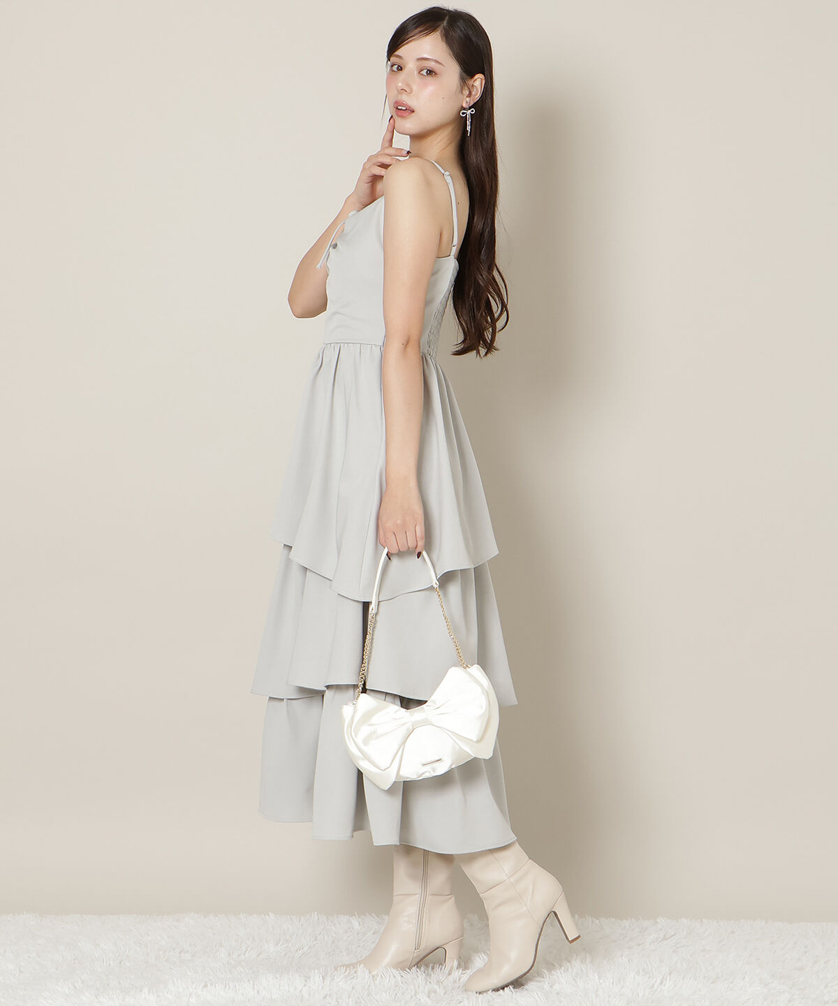 WILLSELECTION「ティアードキャミワンピース」|ワンピース|