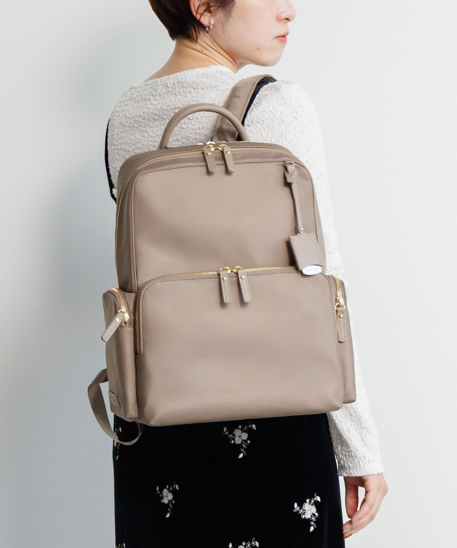 Jewelna Rose「Jewelna Rose フレイヤ・リュック2 エアリィ ワイド リュックサック 16264」|リュック|