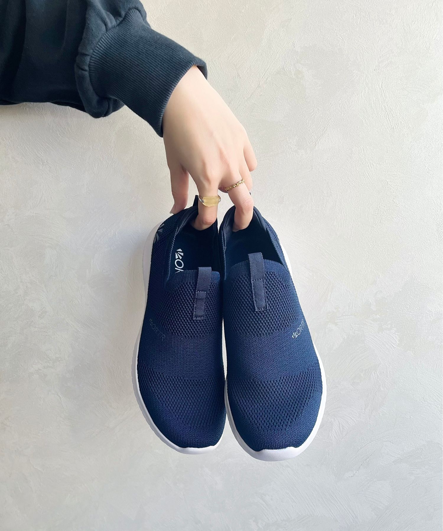 ORiental TRaffic「【累計19万足突破 】 ニット スニーカー /3709 柔らかい 伸縮性 軽量」|スニーカー|