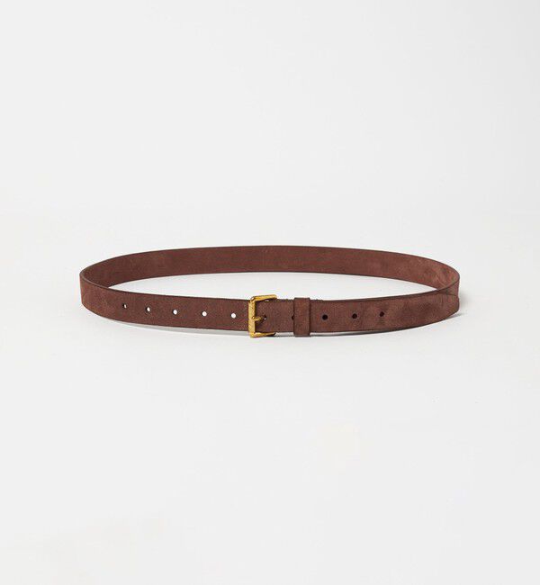 UNITED ARROWS「＜BEORMA LEATHER COMPANY＞スエードベルト」|ベルト|DK.BROWN