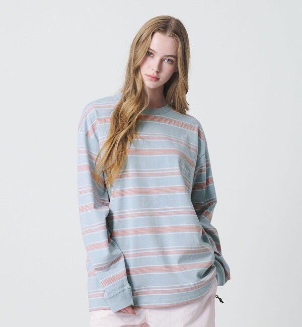 California General Store「＜CGS.＞オーガニック コットン ロングスリーブ ボーダー Tシャツ」|Tシャツ・カットソー|