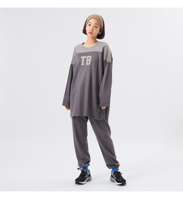 BEAMSBOY「ロゴ フットボール ロングスリーブ Tシャツ」|Tシャツ・カットソー|