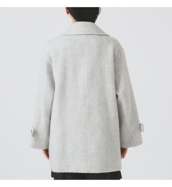 Ray BEAMS 「シャギー ダブル ハーフ コート」|その他|