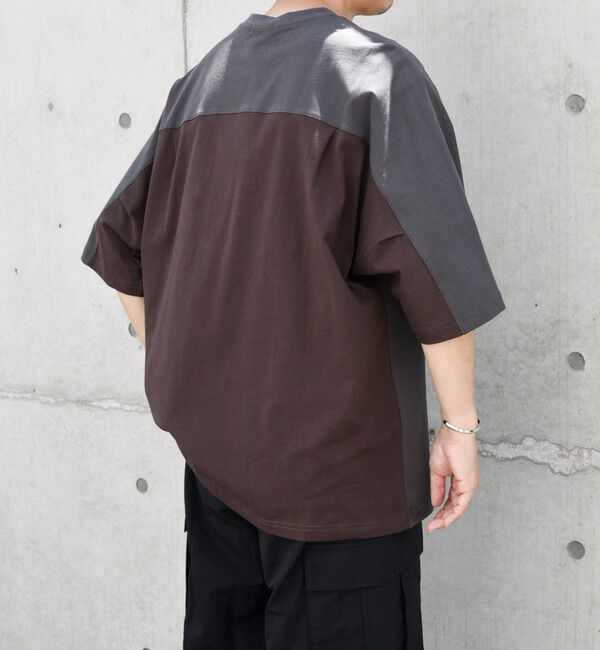 SHIPS any「SHIPS any: バックサイド / スリーブ プリーツ スケアスリーブ ワイド Tシャツ◇」|Tシャツ・カットソー|