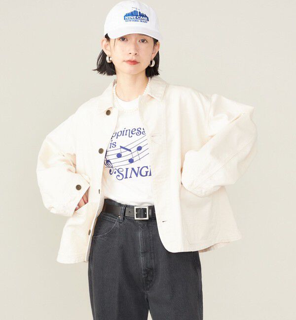 SHIPS for women「SHIPS NINE CASE:〈洗濯機可能〉ガーデン ジャケット ◇」|ミリタリージャケット|ナチュラル