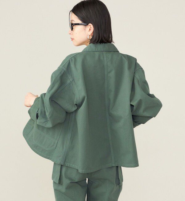 SHIPS for women「SHIPS NINE CASE:〈洗濯機可能〉ガーデン ジャケット ◇」|ミリタリージャケット|