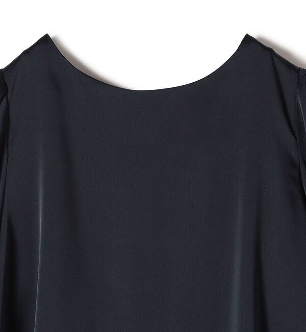 SHIPS for women「【SHIPS別注】troisiemeCHACO:〈手洗い可能〉サテン リボン ブラウス（セレモニー対応可）」|シャツ・ブラウス|