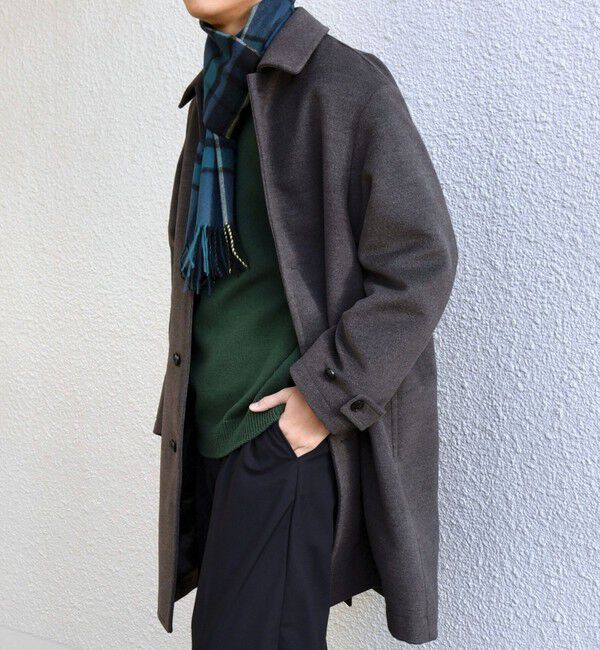 SHIPS any「SHIPS any: ウォーム メルトン ステンカラー コート◇」|ステンカラーコート|
