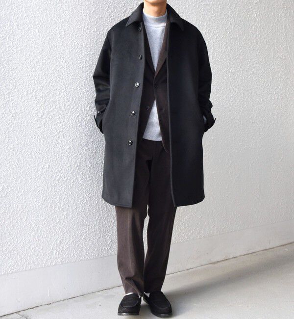 SHIPS any「SHIPS any: ウォーム メルトン ステンカラー コート◇」|ステンカラーコート|