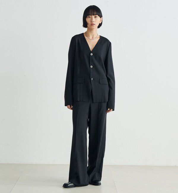 Edition「ウールビエラ ワイドスラックス」|スラックス|