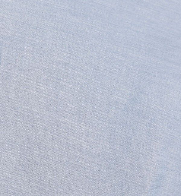 TOMORROWLAND collection「コットンシルクシャンブレー ラッフルブラウス」|シャツ・ブラウス|