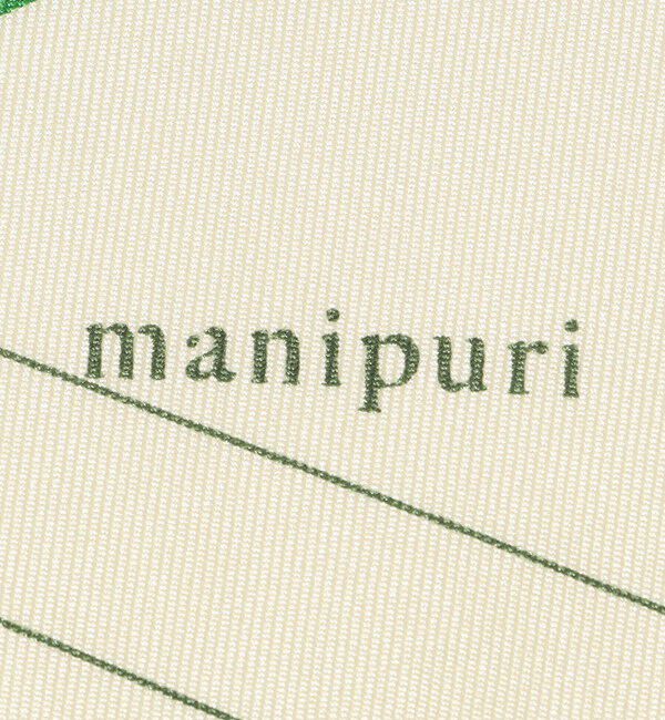 TOMORROWLAND GOODS「manipuri LINE スカーフ」|バンダナ・スカーフ|