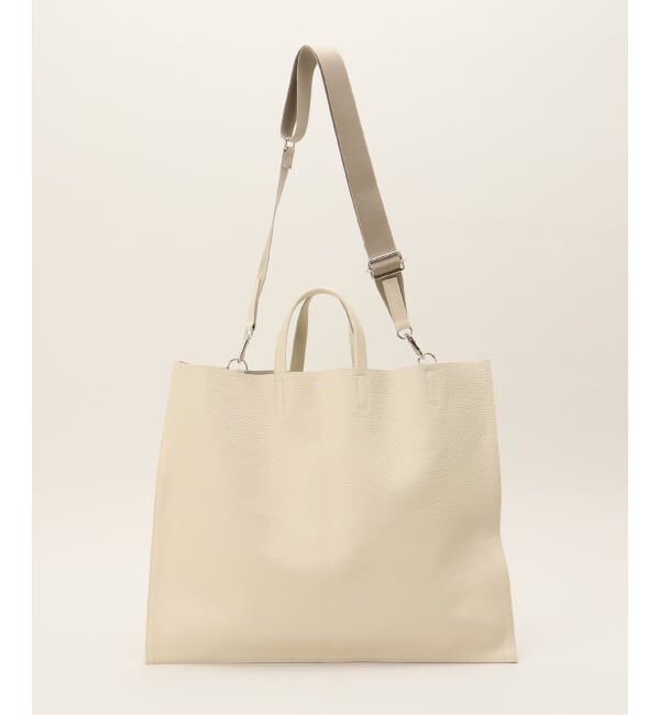  「【blancle/ ブランクレ】S.LEATHER FLAT TOTE」|トートバッグ|