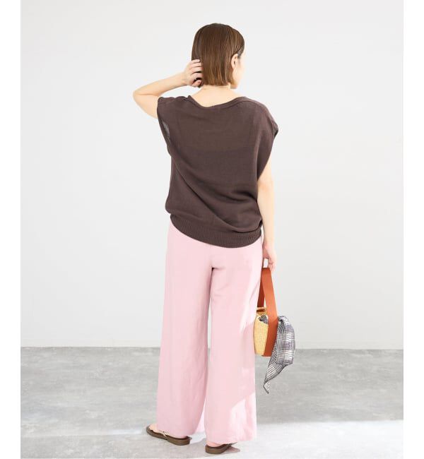 IENA「《追加2予約》コットンギマフレンチプルオーバー」|ニット・セーター|