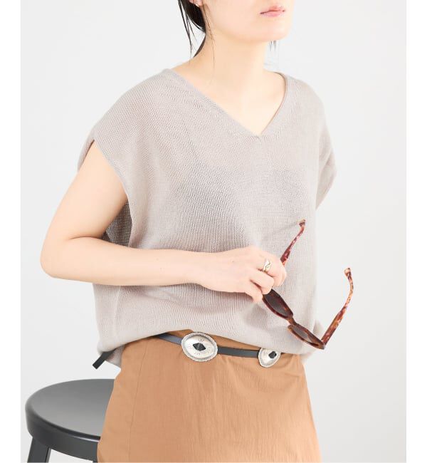 IENA「《追加2予約》コットンギマフレンチプルオーバー」|ニット・セーター|