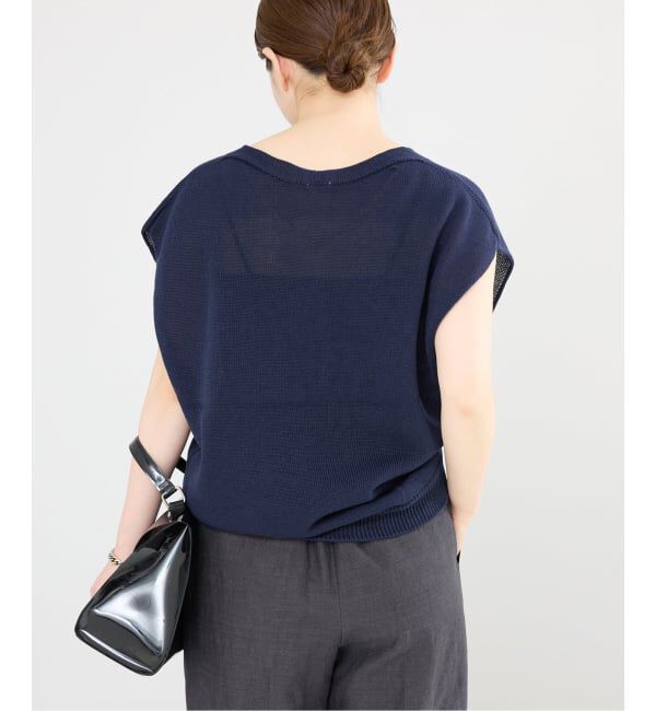 IENA「《追加2予約》コットンギマフレンチプルオーバー」|ニット・セーター|