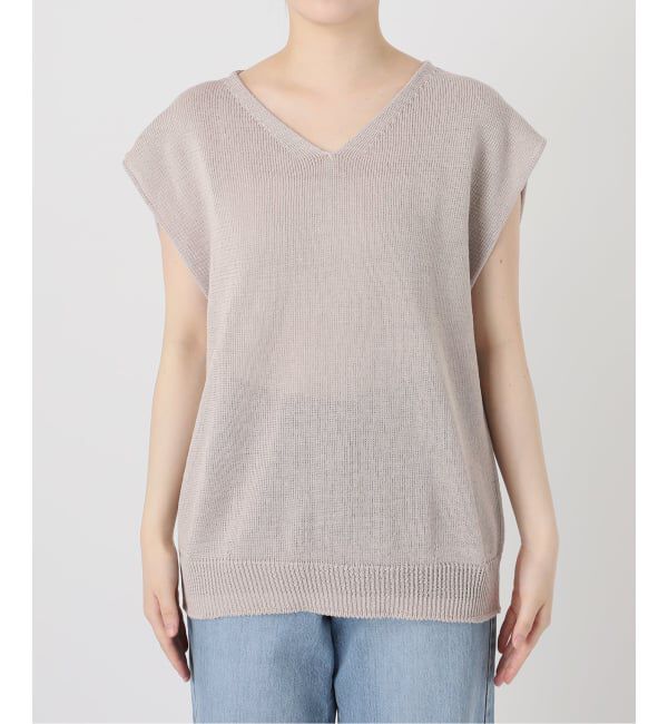 IENA「《追加2予約》コットンギマフレンチプルオーバー」|ニット・セーター|