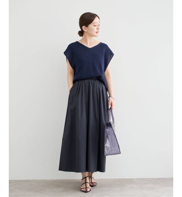 IENA「《追加2予約》コットンギマフレンチプルオーバー」|ニット・セーター|