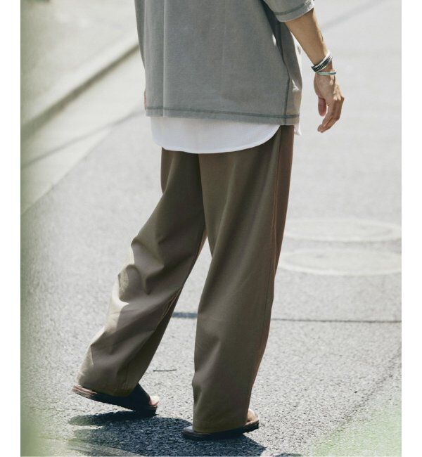 JOURNAL STANDARD relume「リネンブレンド 1タック &rdquo;レイジー&rdquo; パンツ」|スラックス|