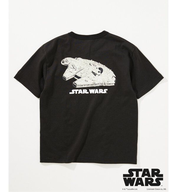JOURNAL STANDARD relume「【スター・ウォーズ】&times; CHAMPION 別注 T1011 プリントTシャツ」|Tシャツ・カットソー|ブラック A