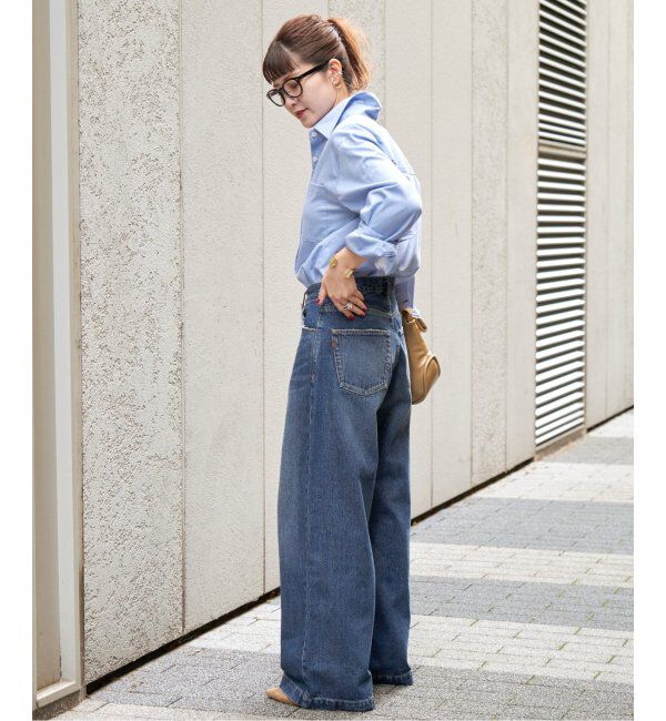 Spick and Span「5 1/2 BAGGY DENIM」|デニム|