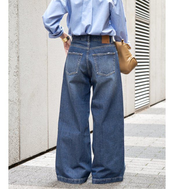 Spick and Span「5 1/2 BAGGY DENIM」|デニム|