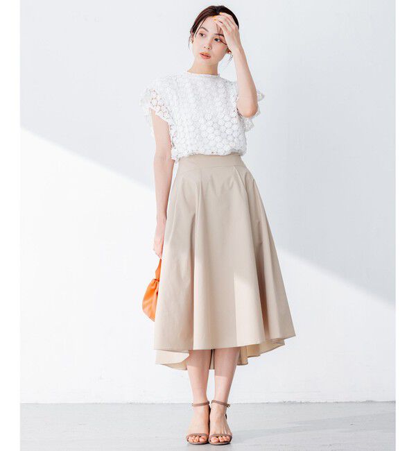 組曲「【速乾・撥水】ハイカウントタフタ スカート」|スカート|