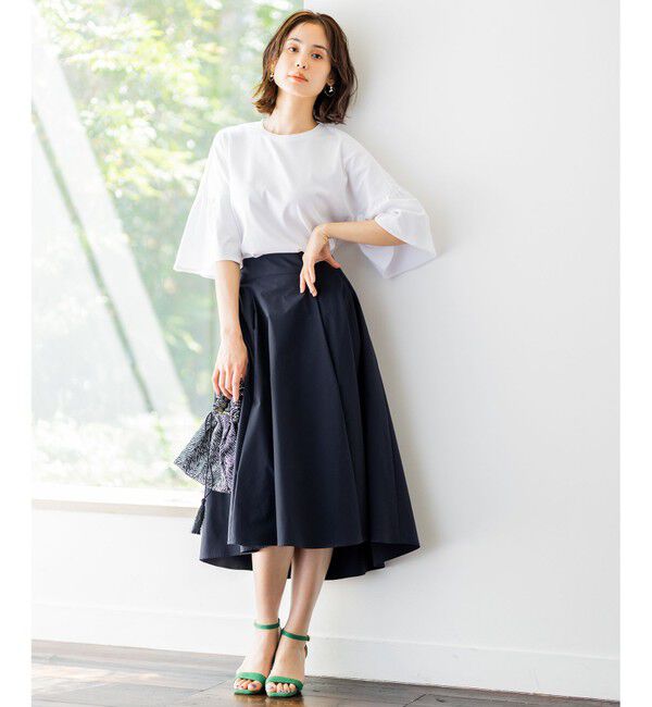 組曲「【速乾・撥水】ハイカウントタフタ スカート」|スカート|