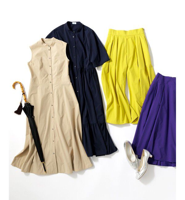 組曲「【速乾・撥水】ハイカウントタフタ スカート」|スカート|