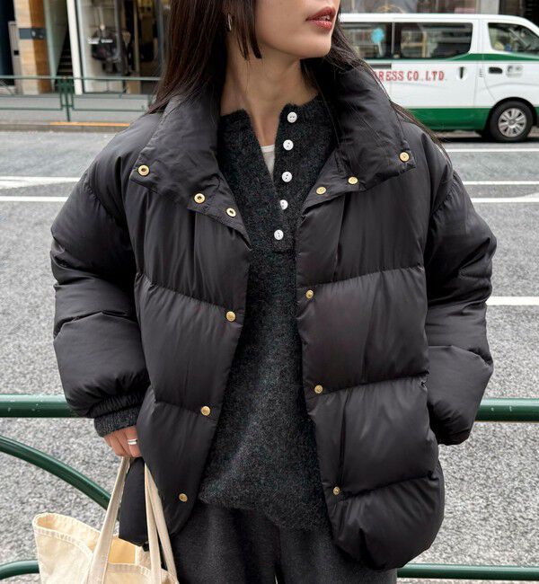 fredy emue「【軽くて暖かい◎】【Traditional WeatherWear】別注 HASELEY DOWN PACKABLE」|ダウン|ブラック