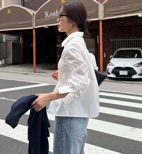 fredy emue「【@sora_522m企画】シャーリングシャツ」|シャツ・ブラウス|