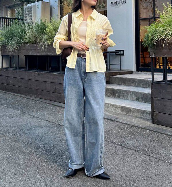 fredy emue「【@sora_522m企画】シャーリングシャツ」|シャツ・ブラウス|