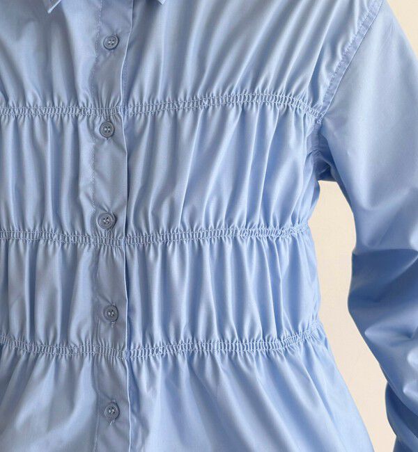 fredy emue「【@sora_522m企画】シャーリングシャツ」|シャツ・ブラウス|