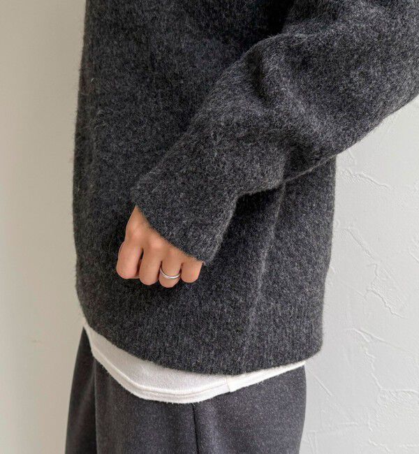 fredy emue「ヘンリーネックニットプルオーバー」|ニット・セーター|