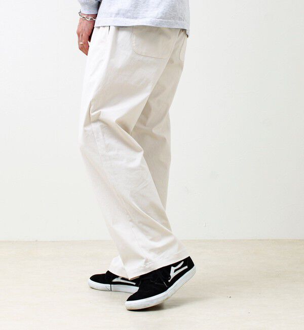 GLOSTER「【色で選べる/ユニセックス対応】GOODNESS イージーパンツ」|チノ|