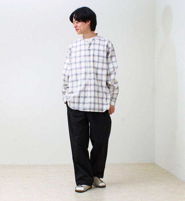 GLOSTER「【色で選べる/ユニセックス対応】GOODNESS イージーパンツ」|チノ|