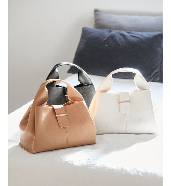 VIS「【復刻/WEB限定】【軽量】フロント金具エアリーソフトバッグ」|ハンドバッグ|