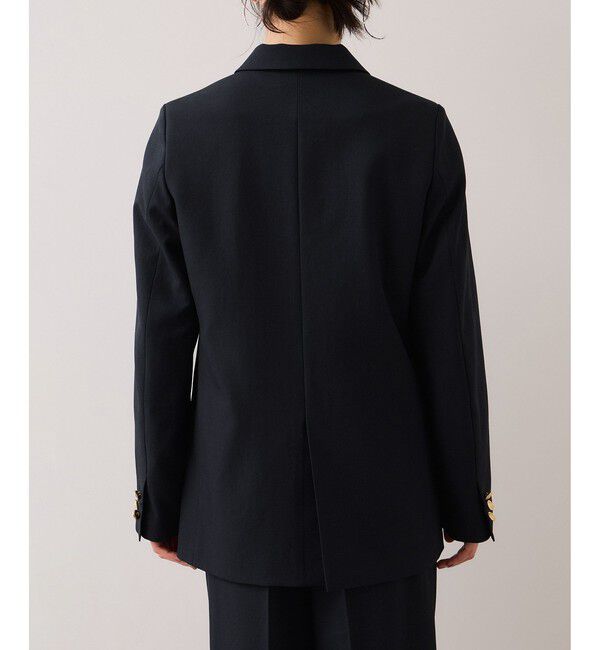 VIS「【美easy】コンフォート金ボタンジャケット/イージーケア・UVケア・セットアップ対応」|テーラードジャケット|