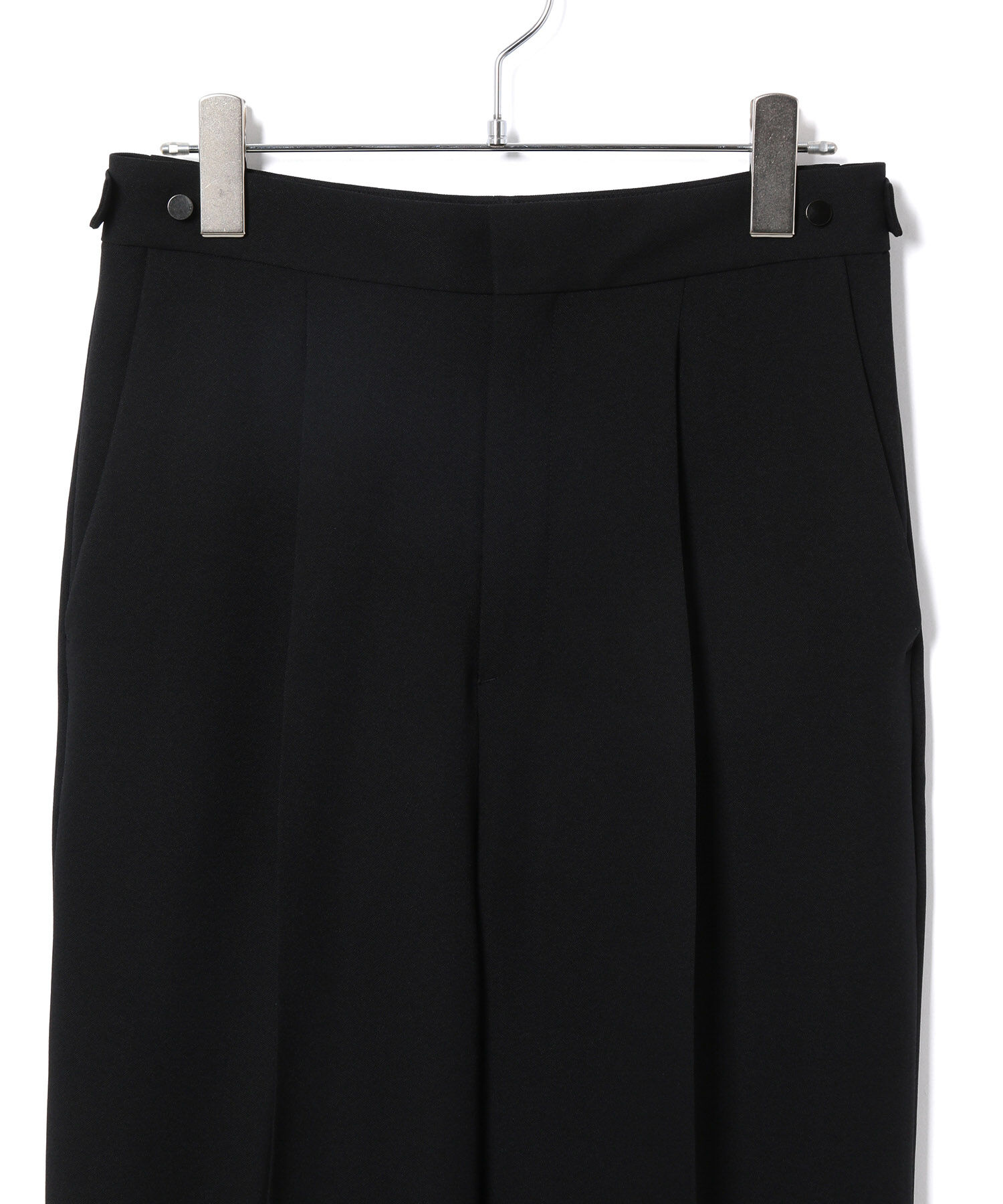 ADAM ET ROPE'「＜洗える＞センタープレスセミワイドスラックス」|スラックス|