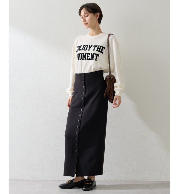  「Wクロスボタンスカート」|スカート|