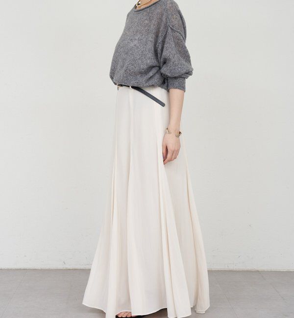  「《インフルエンサー@kanako_ikiコラボ》シアーウールプルオーバー」|ニット・セーター|