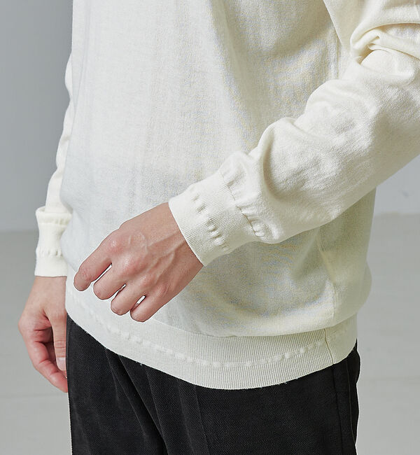 ABAHOUSE「【シルクの様な光沢】カシミヤ　タートルネック ニット」|ニット・セーター|