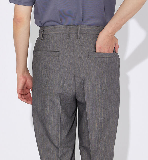 ABAHOUSE「【ストライプ】ワイド テーパードパンツ」|その他|