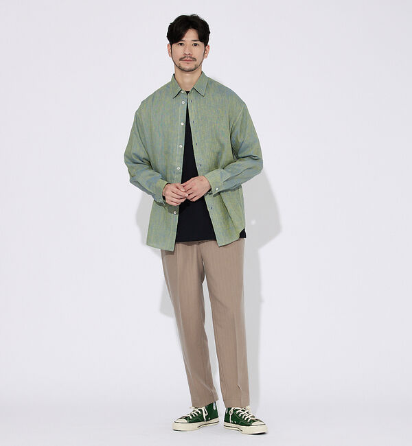 ABAHOUSE「【ストライプ】ワイド テーパードパンツ」|その他|