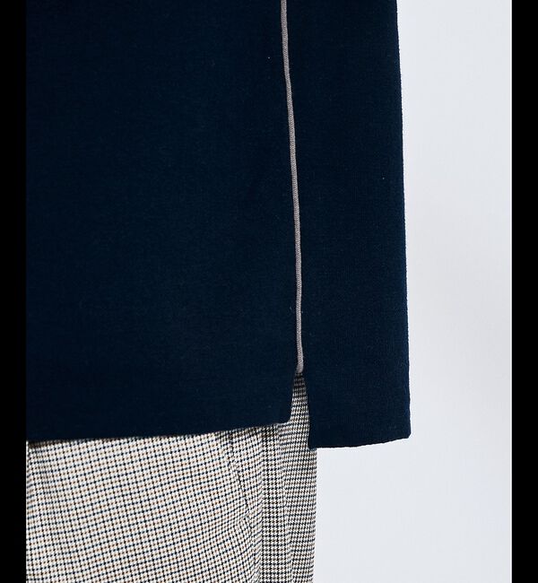 ABAHOUSE「【リバーシブルカラー】14Gコットン ニットスウェット / クルーネックプルオー」|ニット・セーター|