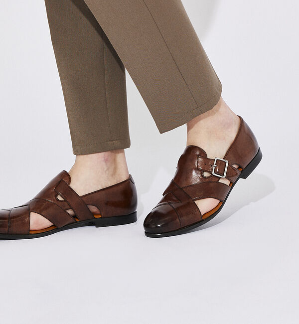 alfredoBANNISTER「ドレス グルカサンダル」|サンダル|ブラウン