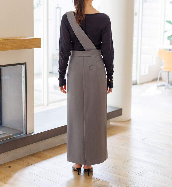 Rouge vif「【セットアップ対応】アシメトリー サスペンダー付きスカート」|スカート|