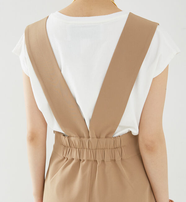 Rouge vif「【一部店舗限定】ストレッチサスペンダージャンパースカート」|スカート|