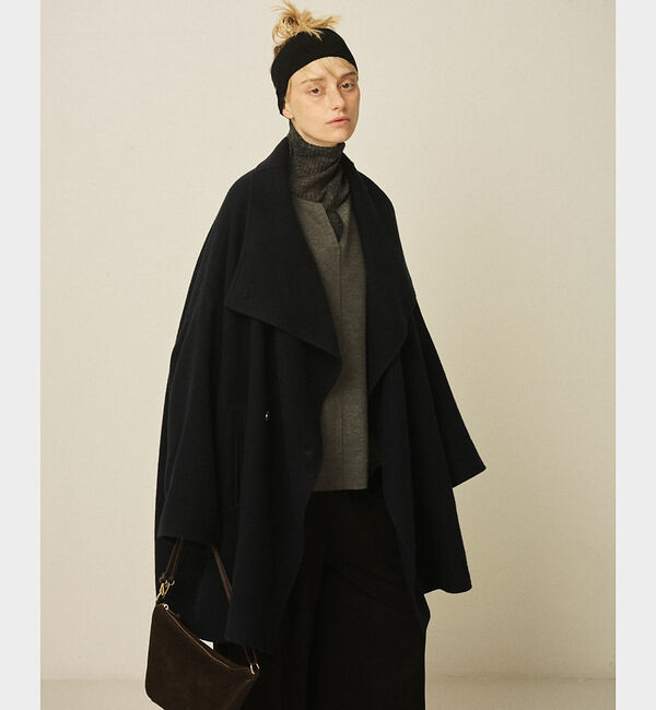 Rouge vif「【2サイズ展開】ウール混変形リバーコート」|その他|