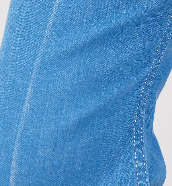 qualite「【e&times;qualite】 センタープレスフレアーデニム」|デニム|